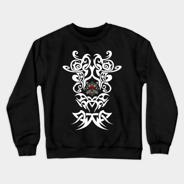 ABSTRACT TATTOO TYPE STYLE ART DESIGN Crewneck Sweatshirt by The C.O.B. Store